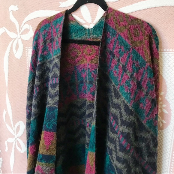 ↟ VINTAGE ↟ patterned shall - Picture 3 of 3